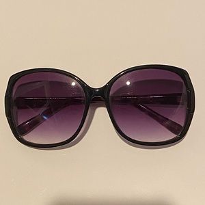 Cole Haan Oversized Black Sunglasses